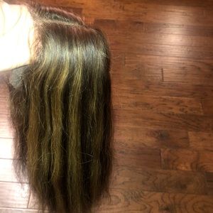 26" Brown Highlighted 13x4 frontal Wig